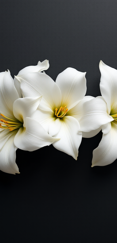 Fleurs blanches