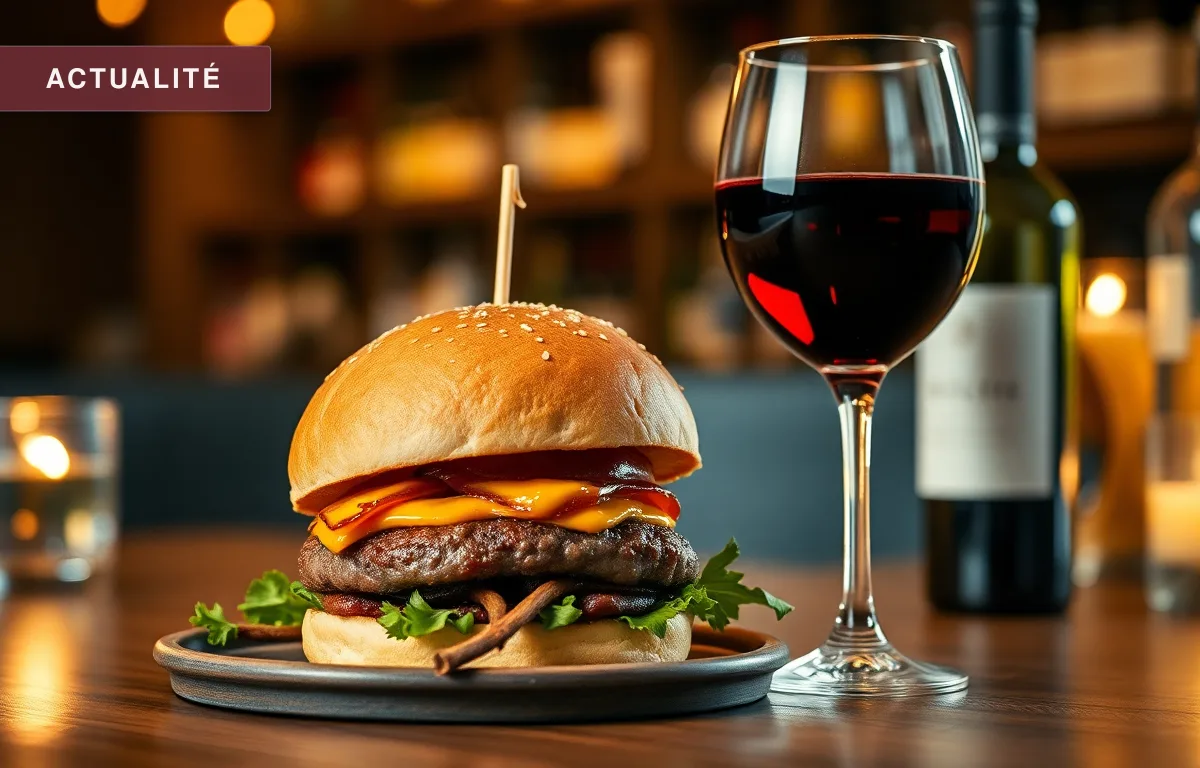 Image de couverture : Quel Vin avec un Burger ? Le Guide par Recette