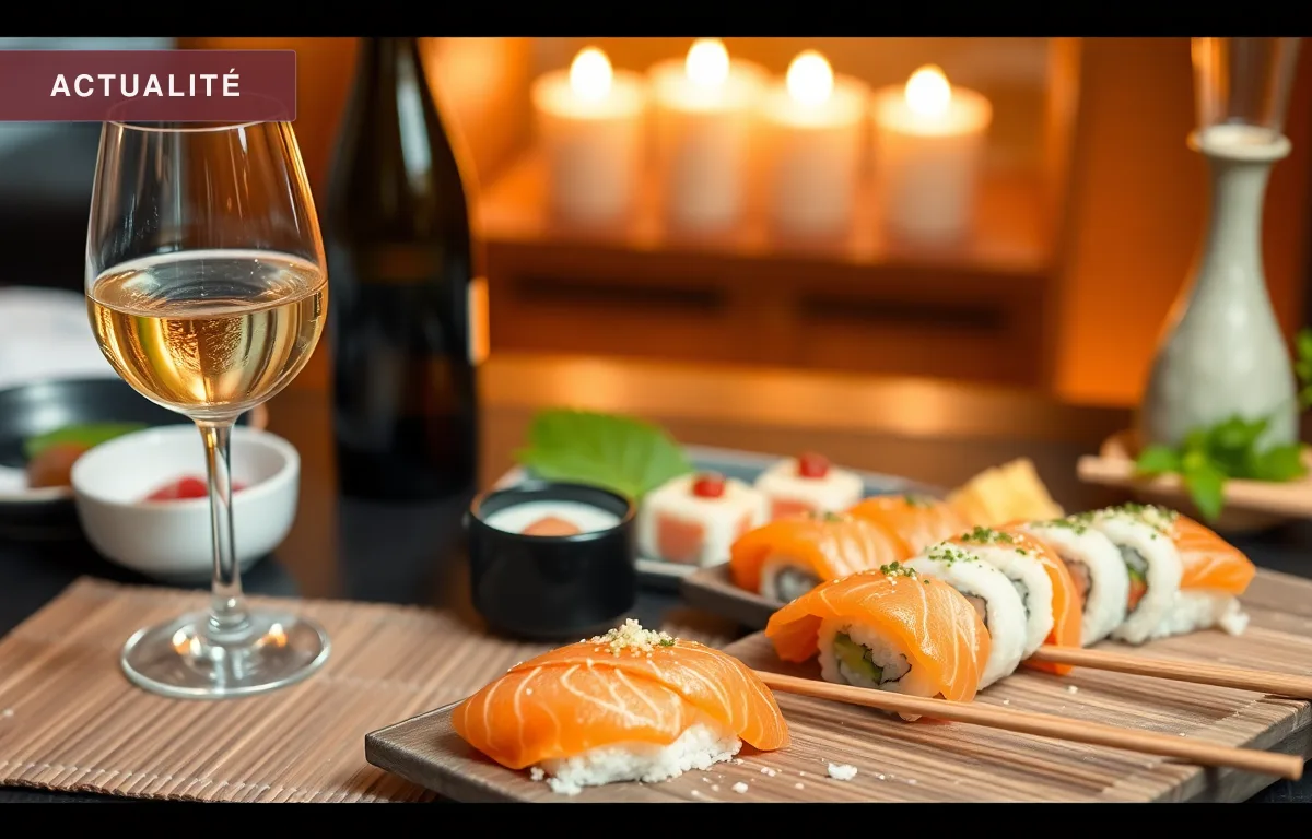 Illustration de l'article : Quel Vin avec des Sushis ? Les Accords Japonais-Francais qui Marchent Vraiment