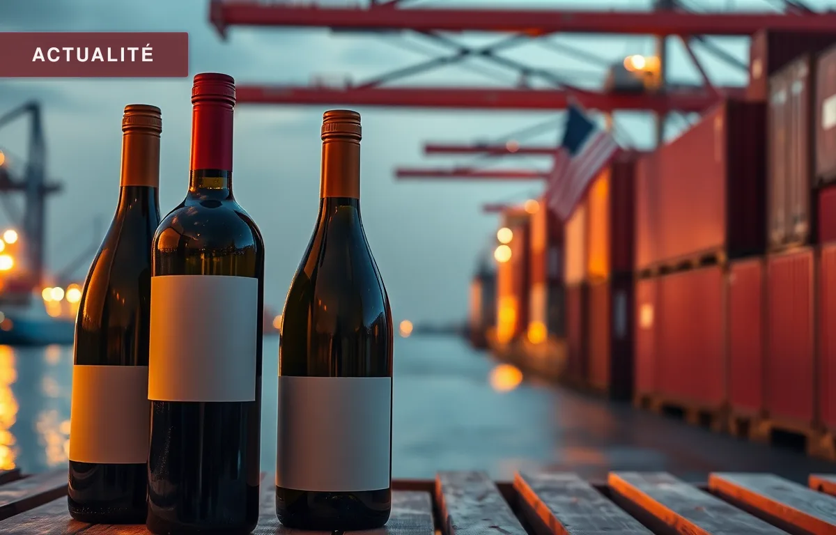 Illustration de l'article : Taxes US de 15 % sur les Vins Français : Quel Impact pour les Amateurs ?