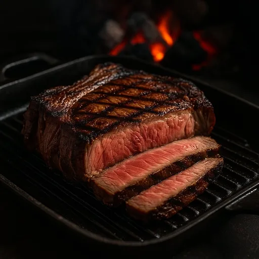 Viande grillée